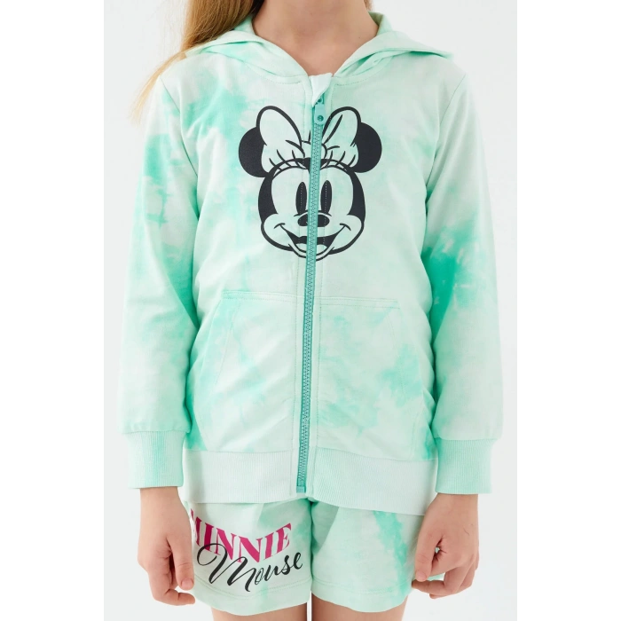 MINNIE MOUSE KIZ ÇOCUK ŞORT TAKIM - MİNT BATİK