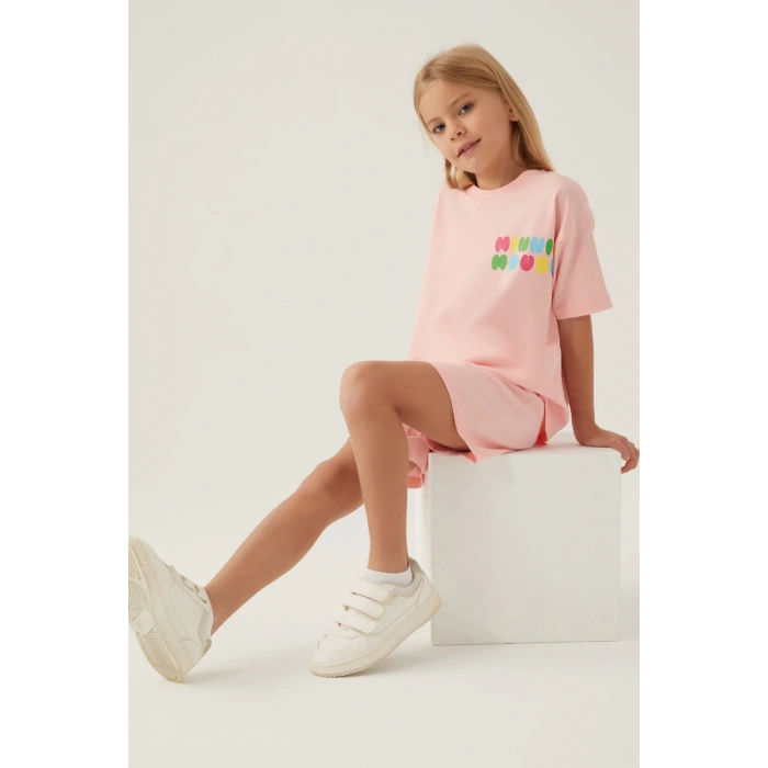 MINNIE MOUSE KIZ ÇOCUK ŞORT TAKIM - SOMON