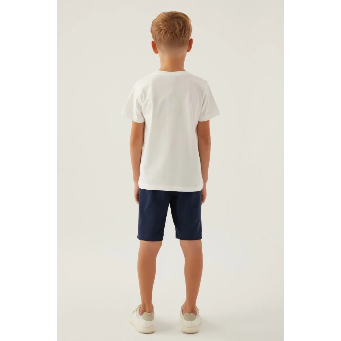 MODERN SONIC ERKEK ÇOCUK BERMUDA TAKIM - KREM