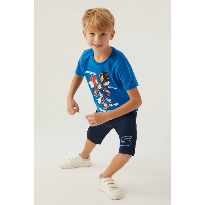 MODERN SONIC ERKEK ÇOCUK KAPRİ TAKIM - COBALT