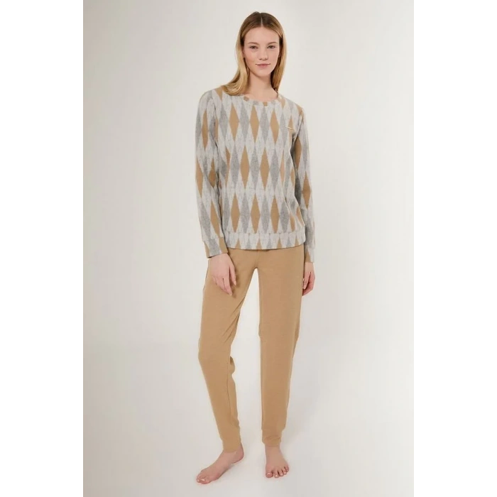 PIERRE CARDIN KADIN İKİLİ TAKIM - CAMEL