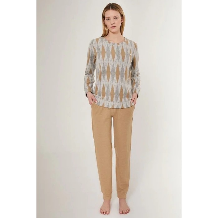 PIERRE CARDIN KADIN İKİLİ TAKIM - CAMEL