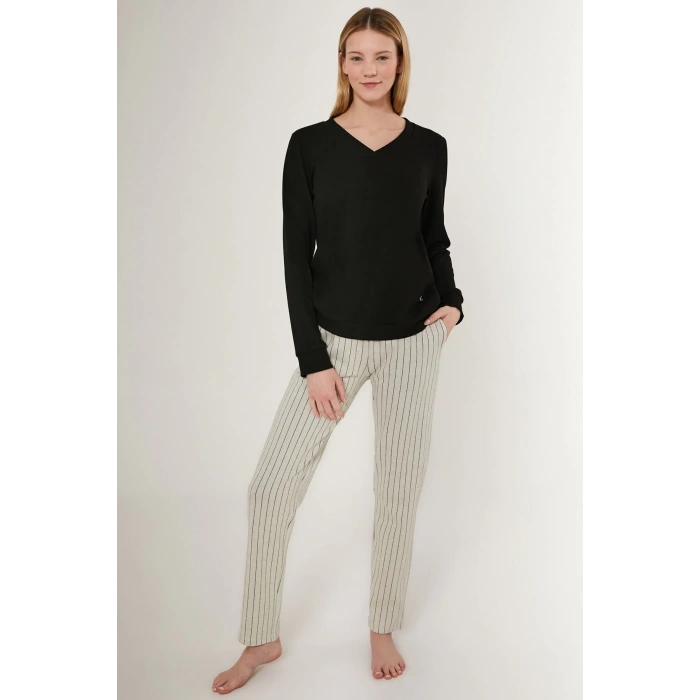 PIERRE CARDIN KADIN İKİLİ TAKIM - SİYAH