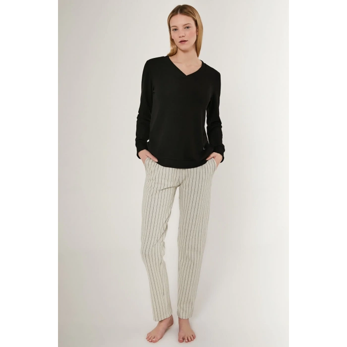 PIERRE CARDIN KADIN İKİLİ TAKIM - SİYAH