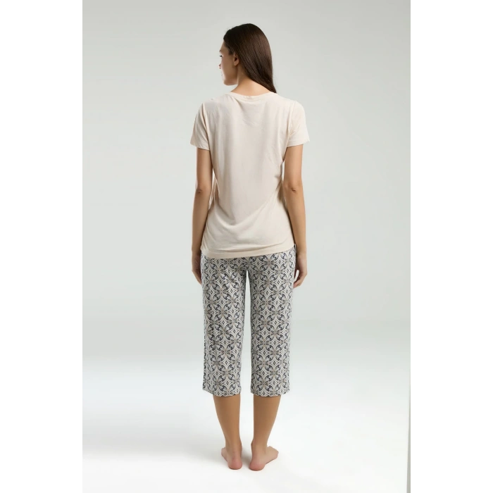 PIERRE CARDIN KADIN KAPRİ TAKIM - AÇIK BEJ