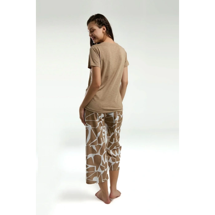 PIERRE CARDIN KADIN KAPRİ TAKIM - VİZON