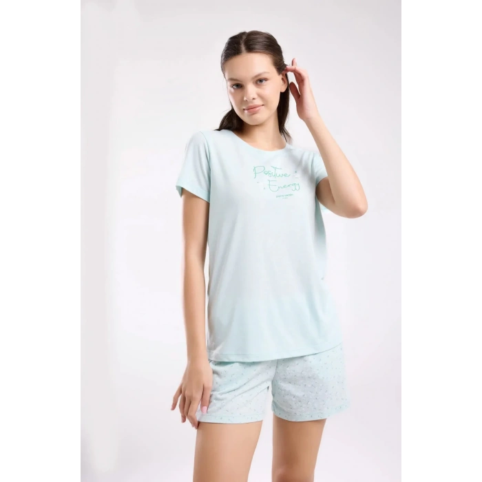 PIERRE CARDIN KADIN ŞORT TAKIM - MİNT