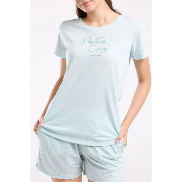 PIERRE CARDIN KADIN ŞORT TAKIM - MİNT