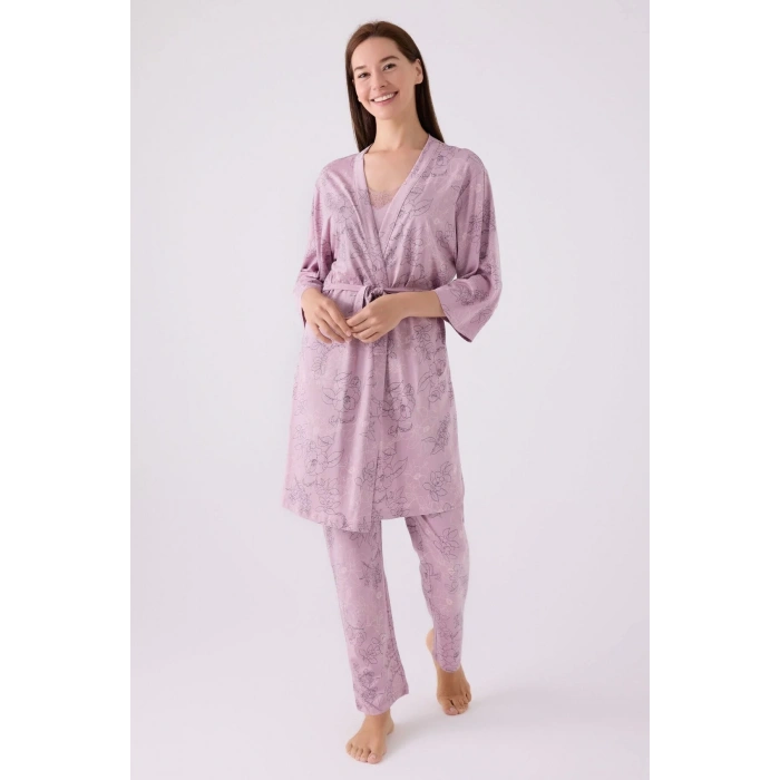 PIERRE CARDIN ÜÇLÜ TAKIM - AÇIK GÜL KURUSU