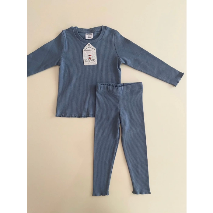 ROLY POLY ÇOCUK 2LI TAKıM - AÇIK İNDİGO