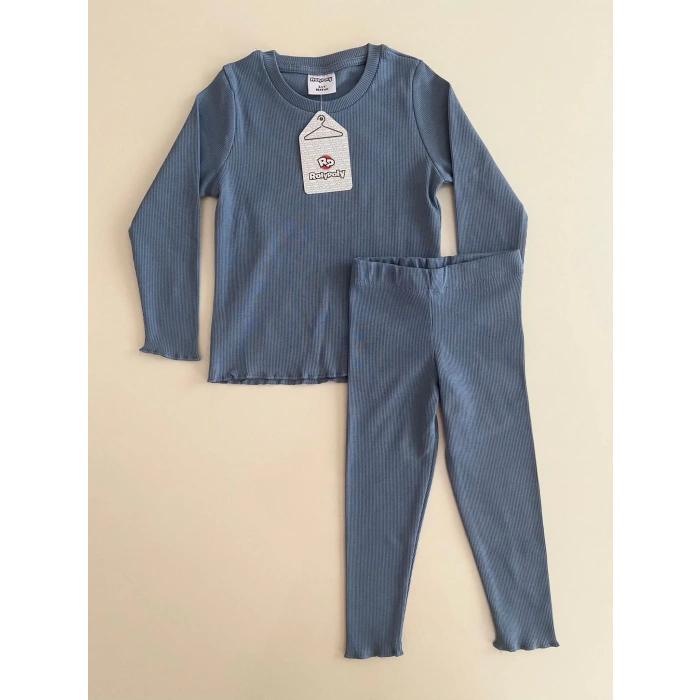 ROLY POLY ÇOCUK 2LI TAKıM - AÇIK İNDİGO