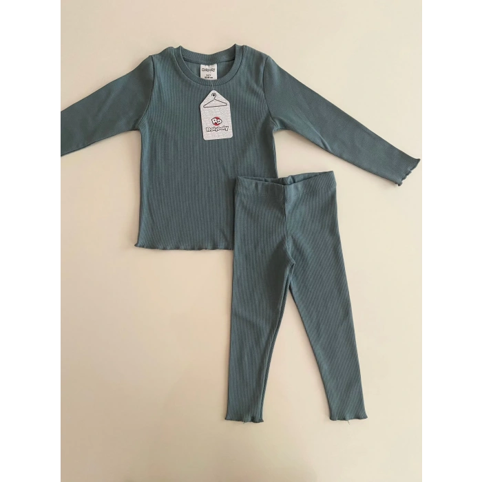 ROLY POLY ÇOCUK 2LI TAKıM - PASTEL YEŞİL