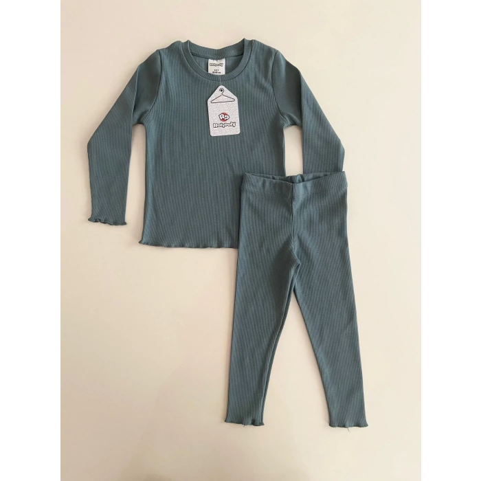 ROLY POLY ÇOCUK 2LI TAKıM - PASTEL YEŞİL