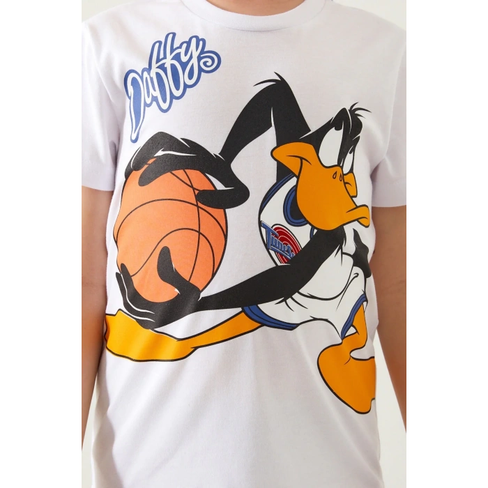 SPACE JAM ERKEK ÇOCUK KAPRİ TAKIM - Beyaz