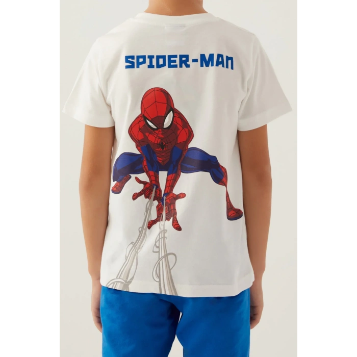SPIDER-MAN ERKEK ÇOCUK BERMUDA TAKIM - KREM