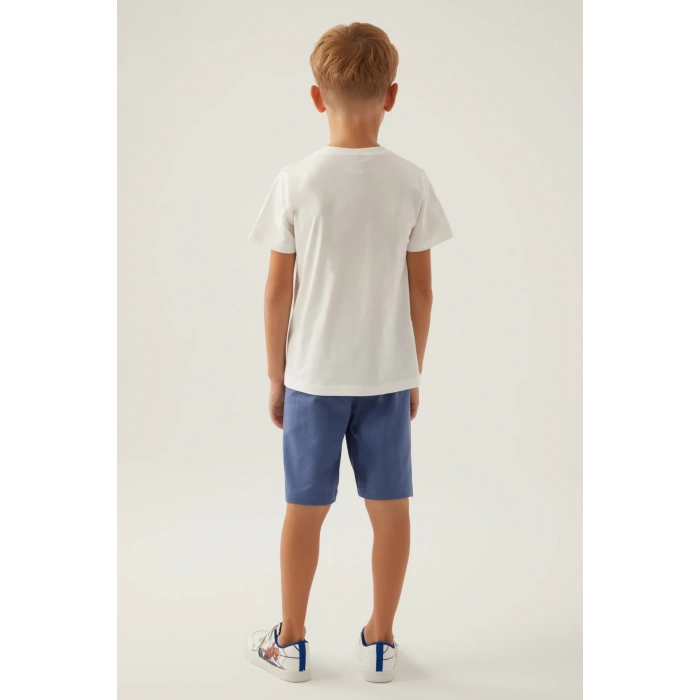 SPIDER-MAN ERKEK ÇOCUK BERMUDA TAKIM - KREM