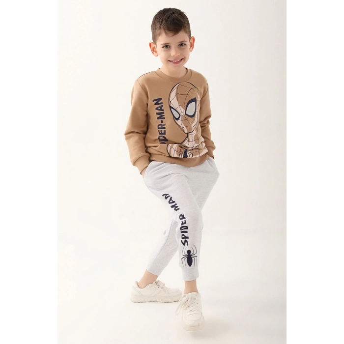 SPIDER-MAN ERKEK ÇOCUK EŞOFMAN TAKIMI - VİZON