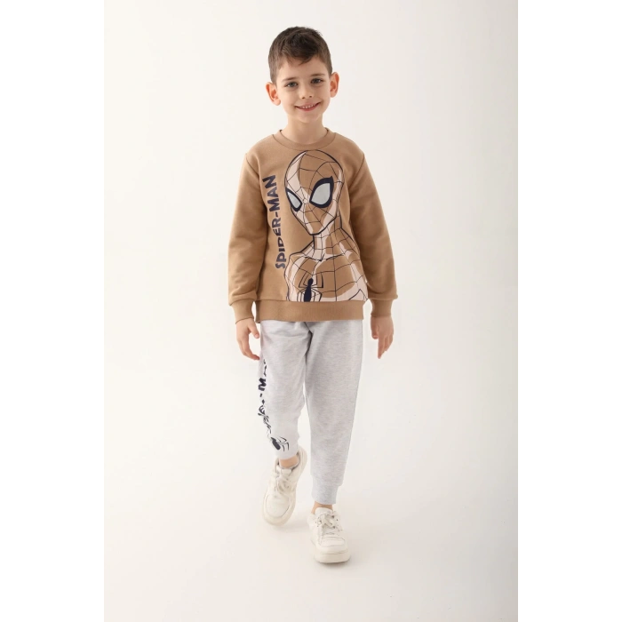 SPIDER-MAN ERKEK ÇOCUK EŞOFMAN TAKIMI - VİZON