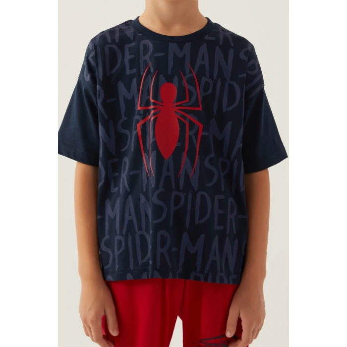 SPIDER-MAN ERKEK ÇOCUK KAPRİ TAKIM - NAVY