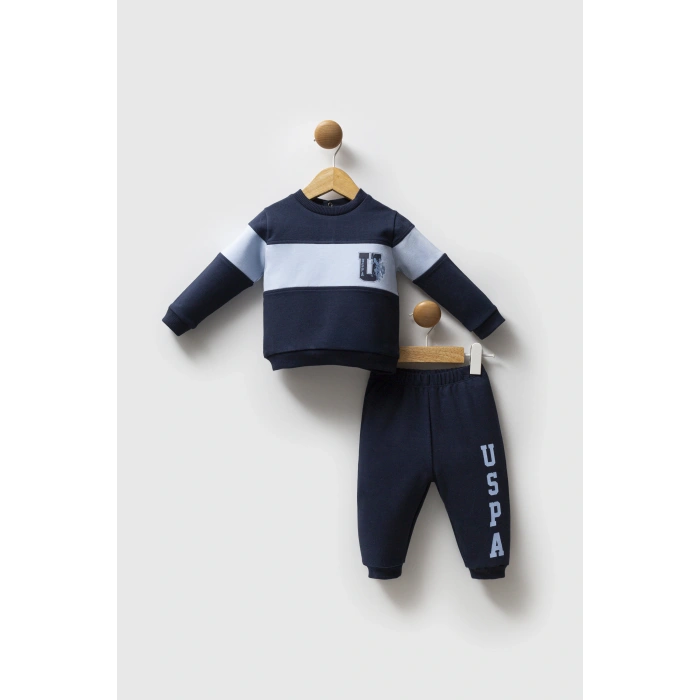 U.S POLO ASSN ERKEK BEBEK 2 Lİ TAKIM - LACİVERT-MAVİ