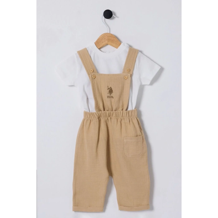 U.S POLO ASSN ERKEK BEBEK 2Lİ TAKIM - BEJ