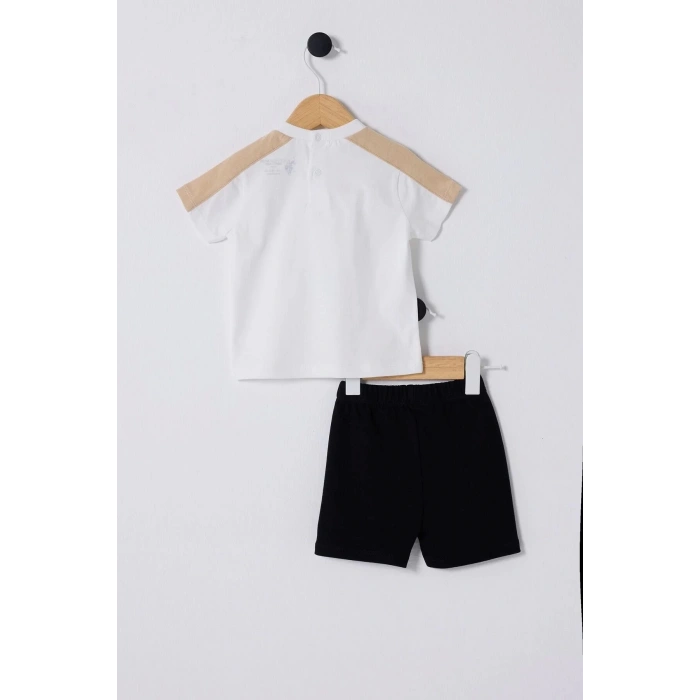 U.S POLO ASSN ERKEK BEBEK 2Lİ TAKIM - BEYAZ/BEJ