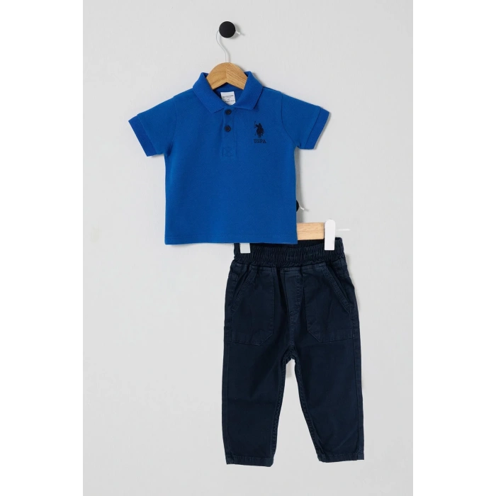U.S POLO ASSN ERKEK BEBEK 2Lİ TAKIM - COBALT