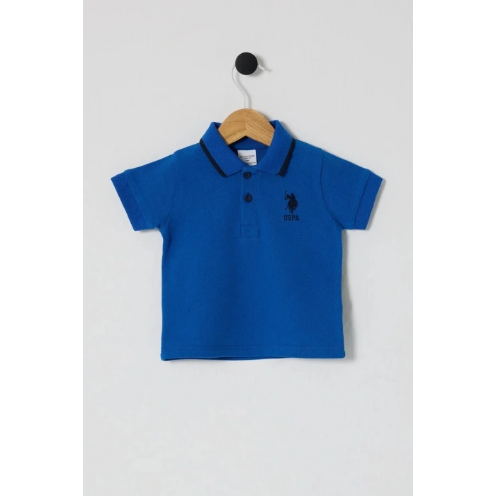 U.S POLO ASSN ERKEK BEBEK PİKE T-SHIRT - COBALT