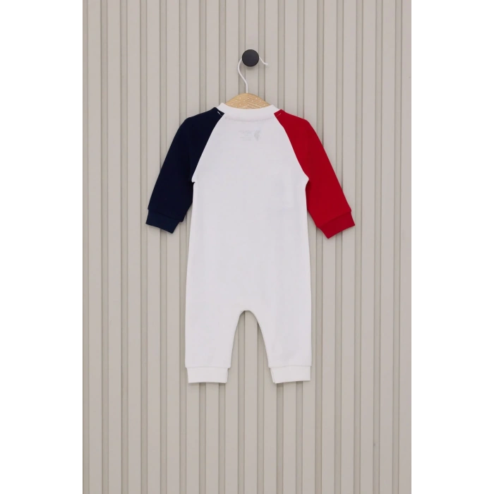 US POLO ERKEK BEBEK PATİKSİZ TULUM - KREM