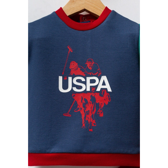 U.S.POLO ASSN ERKEK 2Lİ TAKIM - K.İNDİGO-YEŞİL