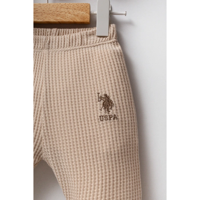 U.S.POLO ASSN ERKEK BEBEK 2 Lİ TAKIM - BEJ