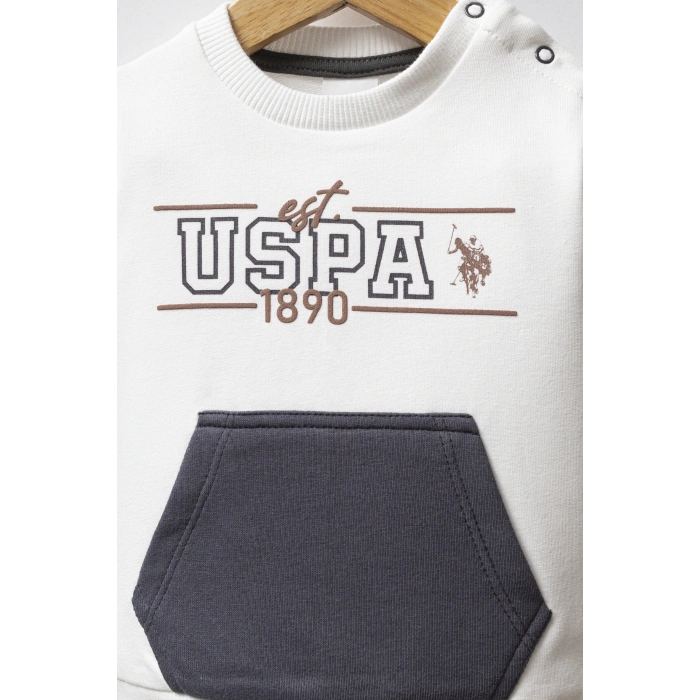 U.S.POLO ASSN ERKEK BEBEK 2 Lİ TAKIM - Beyaz