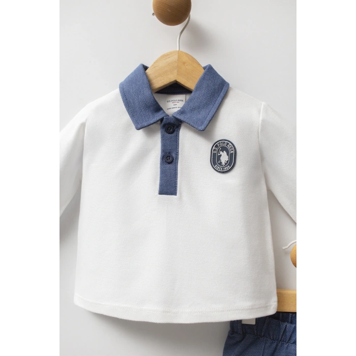 U.S.POLO ASSN ERKEK BEBEK 2 Lİ TAKIM - Beyaz