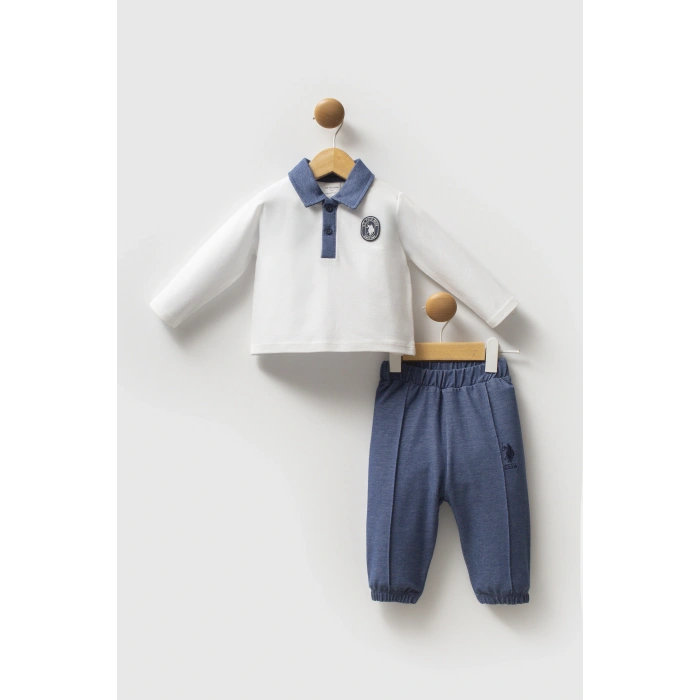 U.S.POLO ASSN ERKEK BEBEK 2 Lİ TAKIM - Beyaz