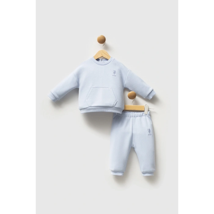 U.S.POLO ASSN ERKEK BEBEK 2 Lİ TAKIM - MAVİ