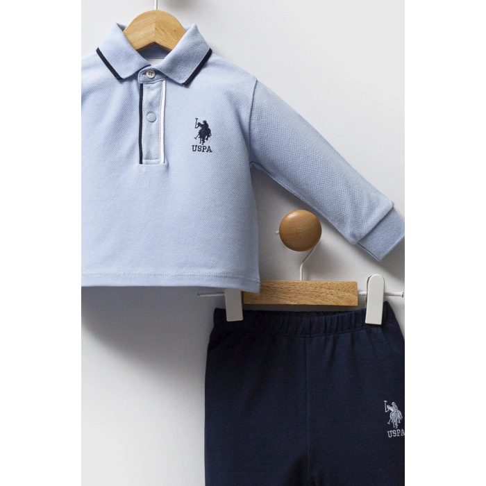 U.S.POLO ASSN ERKEK BEBEK 2 Lİ TAKIM - MAVİ