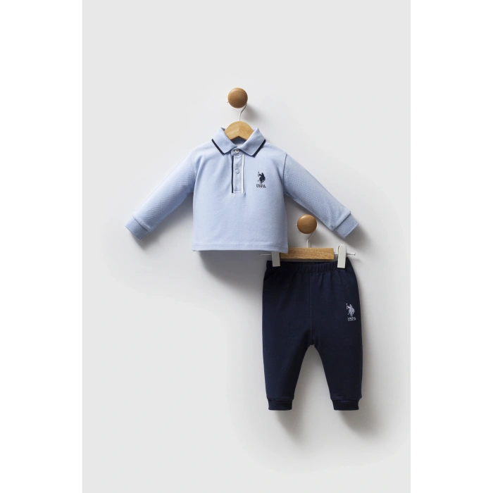 U.S.POLO ASSN ERKEK BEBEK 2 Lİ TAKIM - MAVİ