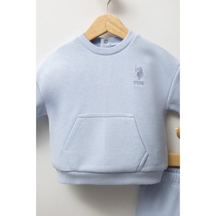 U.S.POLO ASSN ERKEK BEBEK 2 Lİ TAKIM - MAVİ