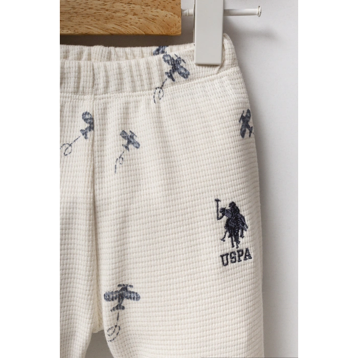 U.S.POLO ASSN ERKEK BEBEK 2Lİ TAKIM - EKRU