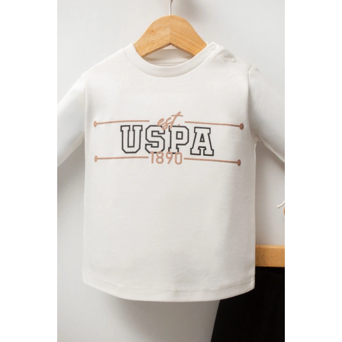 U.S.POLO ASSN ERKEK BEBEK 3 LÜ TAKIM - BEJ