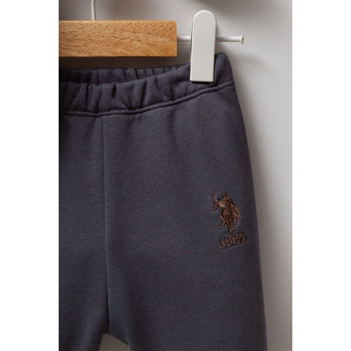 U.S.POLO ASSN ERKEK BEBEK 3LÜ TAKIM - FÜME