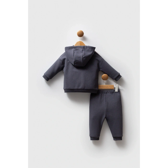 U.S.POLO ASSN ERKEK BEBEK 3LÜ TAKIM - FÜME