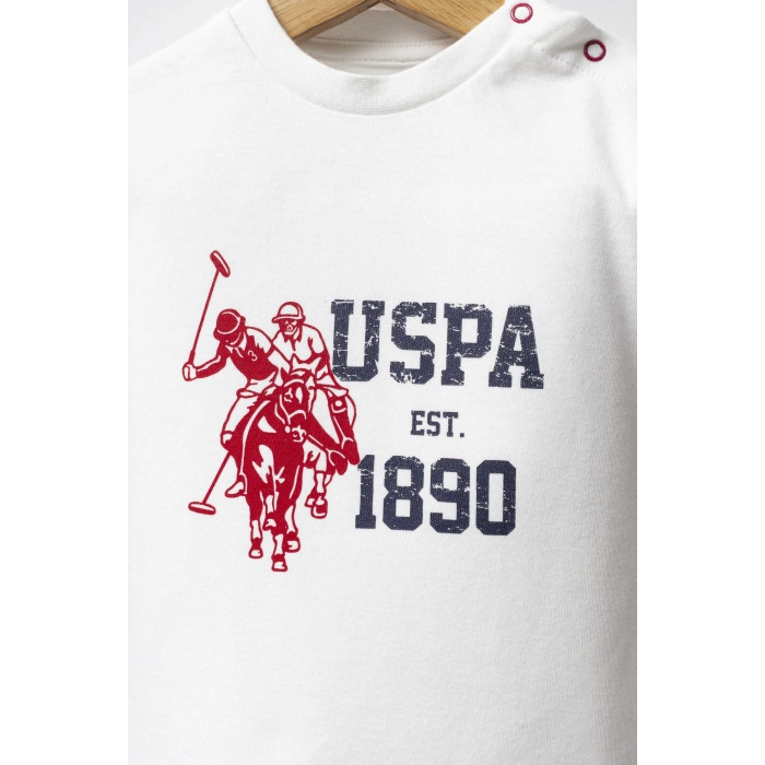 U.S.POLO ASSN ERKEK BEBEK 3LÜ TAKIM - LACİVERT/KIRMIZI