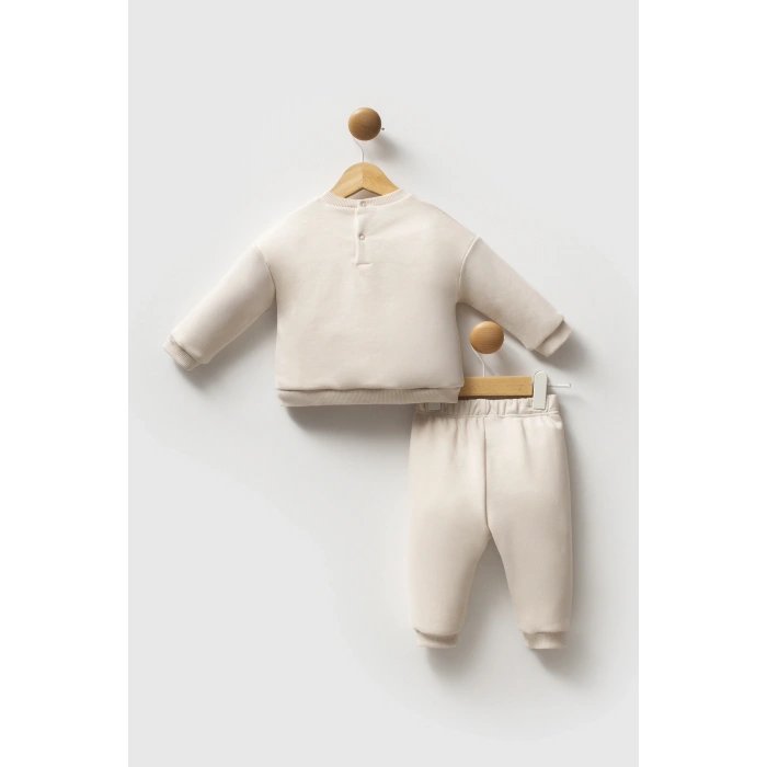 U.S.POLO ASSN KIZ BEBEK 2Lİ TAKIM - BEJ