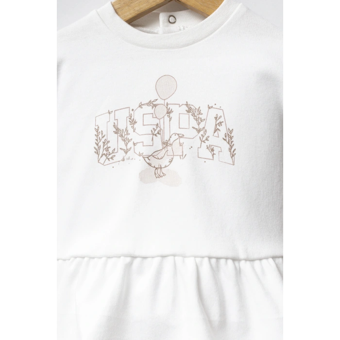 U.S.POLO ASSN KIZ BEBEK 2Lİ TAKIM - Beyaz