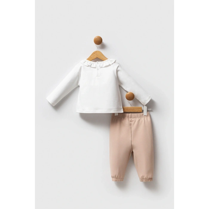 U.S.POLO ASSN KIZ BEBEK 2Lİ TAKIM - Beyaz