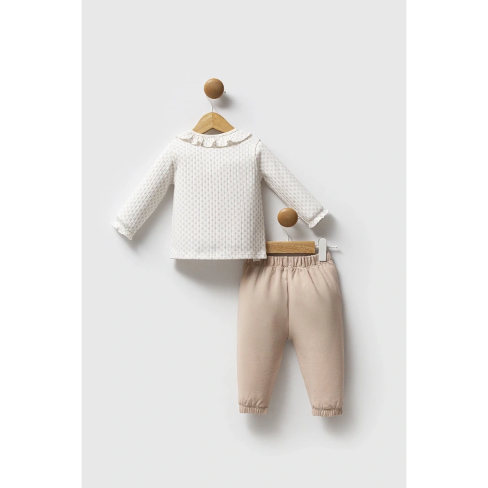 U.S.POLO ASSN KIZ BEBEK 2Lİ TAKIM - Beyaz