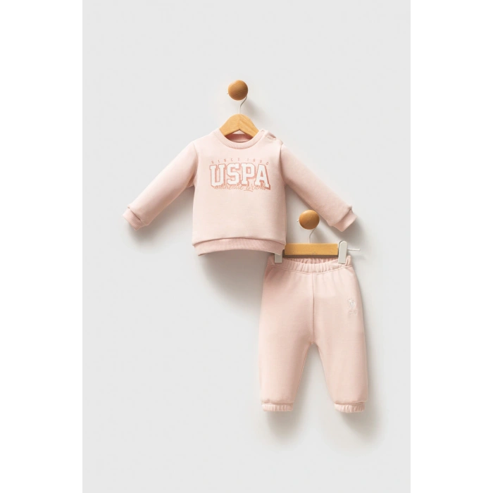 U.S.POLO ASSN KIZ BEBEK 2Lİ TAKIM - PUDRA