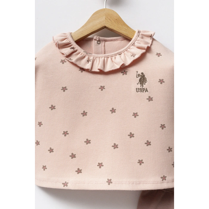 U.S.POLO ASSN KIZ BEBEK 2Lİ TAKIM - PUDRA