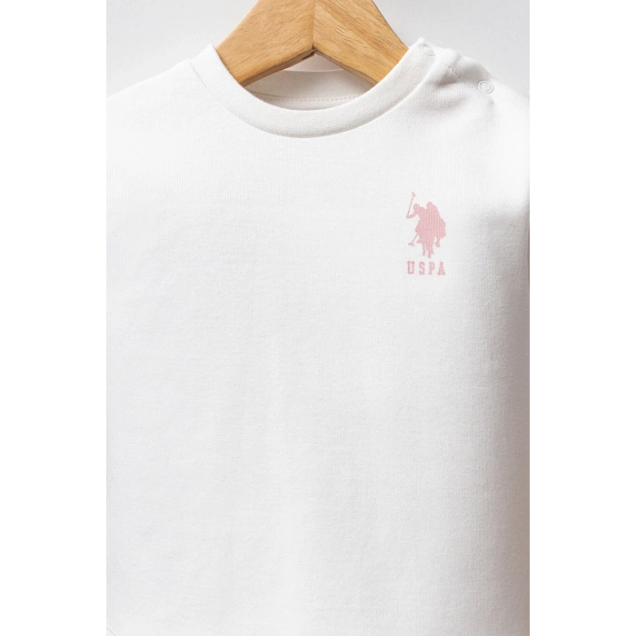 U.S.POLO ASSN KIZ BEBEK 3LÜ TAKIM - AÇIK PEMBE